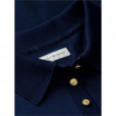 TOMMY HILFIGER - 5X2 RIB F&F MIDI S/S POLO DRESS - C1G - F|WW0WW52227/C1G