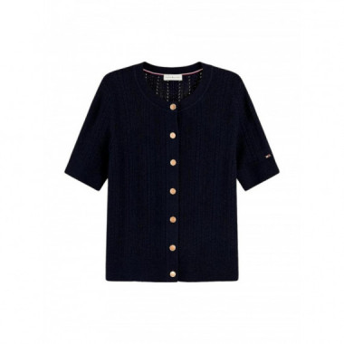 TOMMY HILFIGER - SUMMER CABLE C NK CARDI S/S - C1G - F|WW0WW50070/C1G