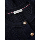 TOMMY HILFIGER - SUMMER CABLE C NK CARDI S/S - C1G - F|WW0WW50070/C1G