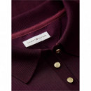 TOMMY HILFIGER - 5X2 RIB F&F MIDI S/S POLO DRESS - XIH - F|WW0WW52227/XIH