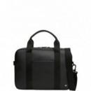 TOMMY HILFIGER - TH FOUNDATION COMPUTER BAG - BDS - F|AM0AM14727/BDS
