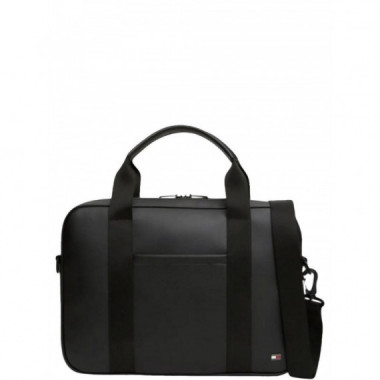 TOMMY HILFIGER - TH FOUNDATION COMPUTER BAG - BDS - F|AM0AM14727/BDS