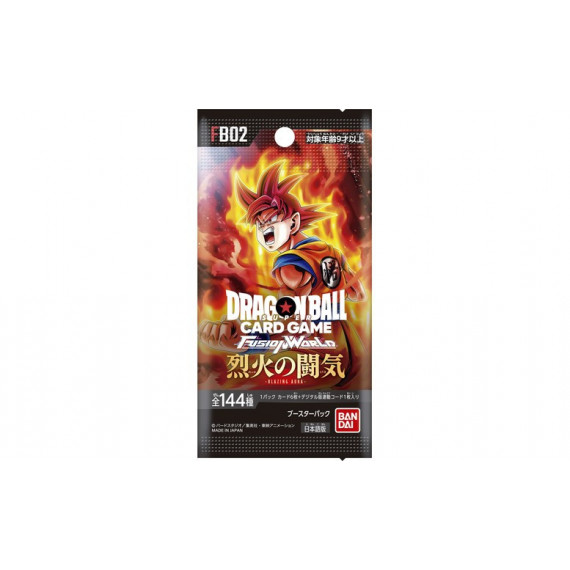 Sobre Dragon ball Fusion World FB02 Blazing Aura Japonés