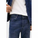 Pantalon Tommy Jeans cargo denim dark PB