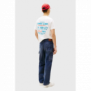 Pantalon Tommy Jeans cargo denim dark PB