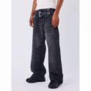 Pantalon vaquero baggy negro desgastados