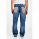 Jeans Guess Angels bolsillos estampados PB