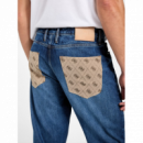 Jeans Guess Angels bolsillos estampados PB