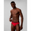 HIP BRIEF 3PK BLACK/GOJI BERRY/AQUA BLUE