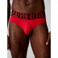 HIP BRIEF 3PK BLACK/GOJI BERRY/AQUA BLUE