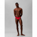 HIP BRIEF 3PK BLACK/GOJI BERRY/AQUA BLUE
