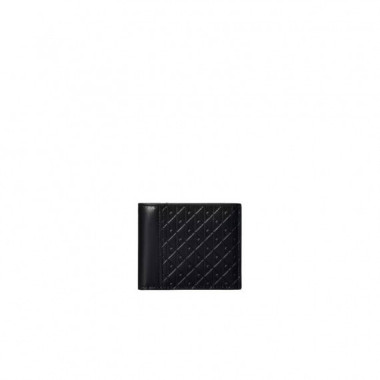 REFINED EMBLEM MIX BILLFOLD W/ F BLACK