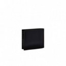 REFINED EMBLEM MIX BILLFOLD W/ F BLACK