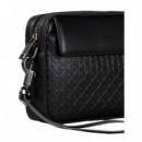 REFINED EMBLEM MIX POUCH W/ HAND BLACK
