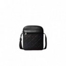 EMBLEM AOP DEBOSS REPORTER BLACK