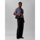 EMBLEM AOP DEBOSS CAMERA BAG BLACK
