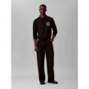 LS 350TERRY EU GRAPHIC POLO SWEA BLACK