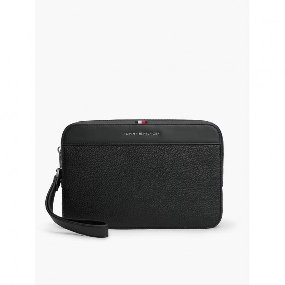 Th Central Pouch Black  TOMMY HILFIGER