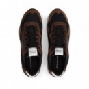 T HILFIGER CORE MIX RUNNER LEGACY BROWN