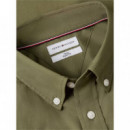 FLEX POPLIN SOLID RF SHIRT GHOST FERN