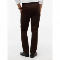DENTON ESSENTIAL TWILL DARK COFFEE