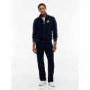 GIFT CREST REG VELOUR TRACK TOP CARBON N