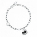 PULSERA CHARMS PLATEADO