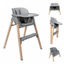 Trona Plegable Evolutiva Gris