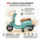 Moto Vespa Piaggio Verde 12v