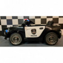 Coche Policia Negro 12v