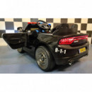 Coche Policia Negro 12v