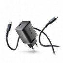 Cargador NGS Bud 65W-H GaN USB-C 8 conectores para HP