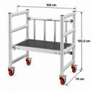 Andamio Tubular Aluminio 104X74X105CM AIRMEC