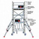 Andamio Tubular Aluminio Serie A+b+c+d AIRMEC