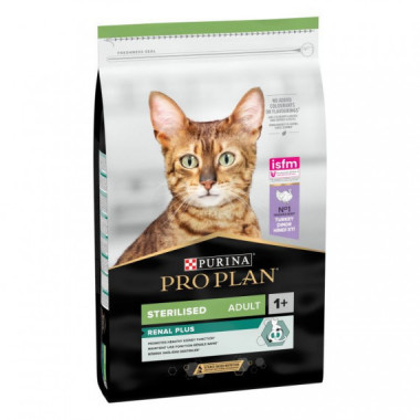 PROPLAN gato adulto sterilised renal+ pavo 10 kg