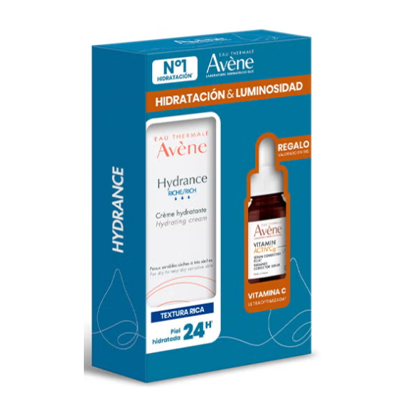 AVENE HYDRANCE LIGERA EMULSION HIDRATANTE 40ML+VITAMIN ACTIV CG 10ML