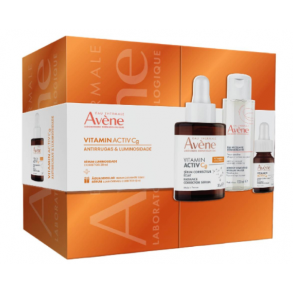 AVENE PACK VITAMINA ACTIV CG 30ML  + HYDRANCE AQUA GEL + ANTI AGE +50SPF