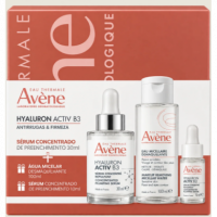 AVENE PACK FIRMEZA Y ANTIARRUGAS HYALURON ACTIV B3 AQUA GEL CREMA + SERUM + AGUA MICELAR