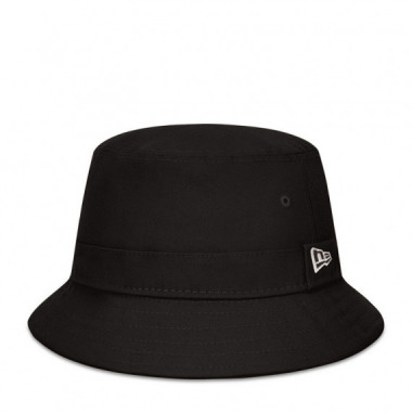 New Era Sombrero oficial New Era Plain Essential Black Bucket Hat 60137422-BLACK