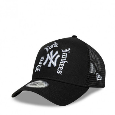 New Era Gorra New York Yankees MLB Script 60915922-BLACK