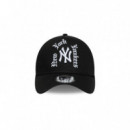 New Era Gorra New York Yankees MLB Script 60915922-BLACK