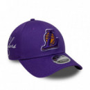New Era Gorra NBA Side Script LA Lakers 60915953-PURPLE