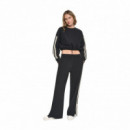 Dkny Sudadera cropped de cuello redondo DP6T1869-BLK