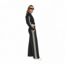 Dkny Sudadera cropped de cuello redondo DP6T1869-BLK