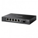 Switch TP-Link Omada 5xRJ45 1xSFP Ethernet GbE PoE+ Rack SG2206MP