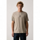 T-SHIRT AF10358 VINTAGE KHAKI