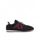 Sneaker AF27477 Deep Navy+bitter Cho  ARMANI EXCHANGE