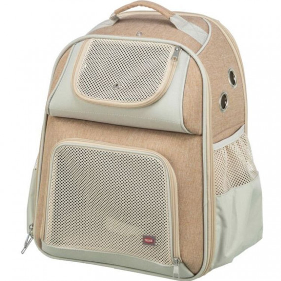 TRIXIE mochila Willow beige y marron 38x25x45 cm