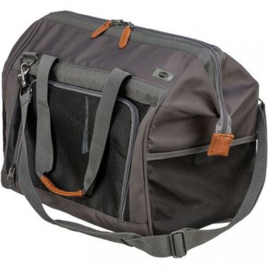 TRIXIE bolso Finlay negro y gris 43x26x32 cm