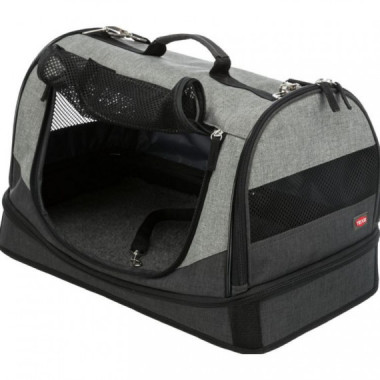 TRIXIE bolso Holly negro y gris 30x30x50 cm